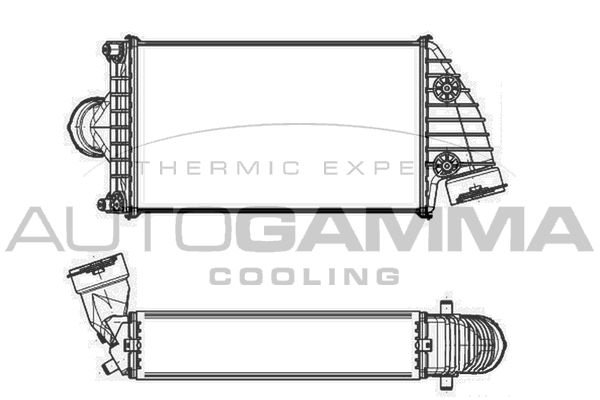 AUTOGAMMA Интеркулер 105453