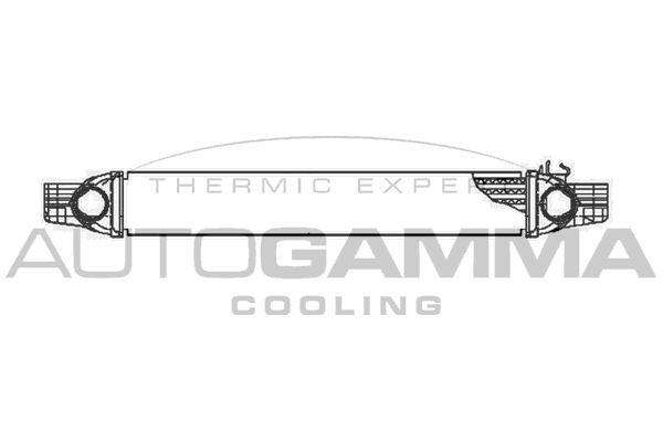 AUTOGAMMA Интеркулер 105498