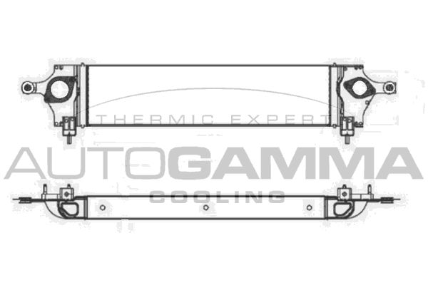 AUTOGAMMA Интеркулер 105518