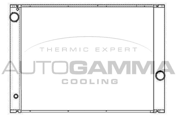 AUTOGAMMA Радиатор, охлаждение двигателя 105531