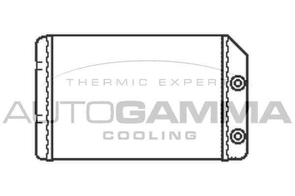 AUTOGAMMA Теплообменник, отопление салона 105663