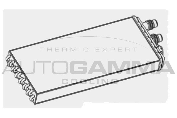 AUTOGAMMA Теплообменник, отопление салона 105730