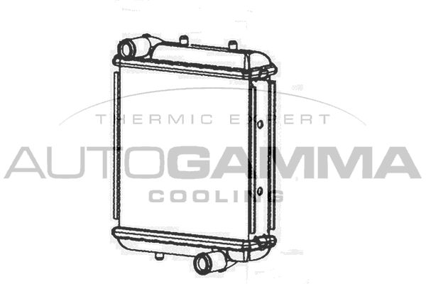 AUTOGAMMA radiatorius, variklio aušinimas 105747