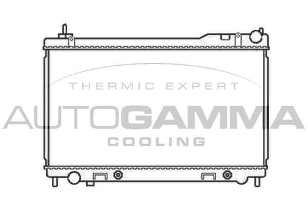 AUTOGAMMA Радиатор, охлаждение двигателя 105760