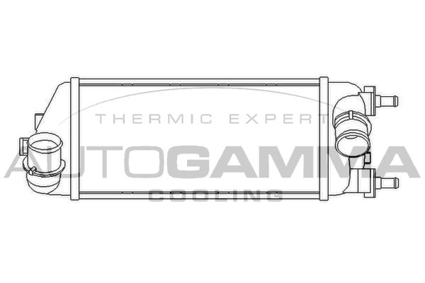 AUTOGAMMA Интеркулер 105947