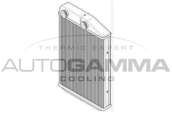 AUTOGAMMA Теплообменник, отопление салона 107089