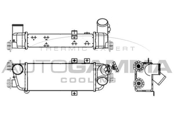 AUTOGAMMA Интеркулер 107104