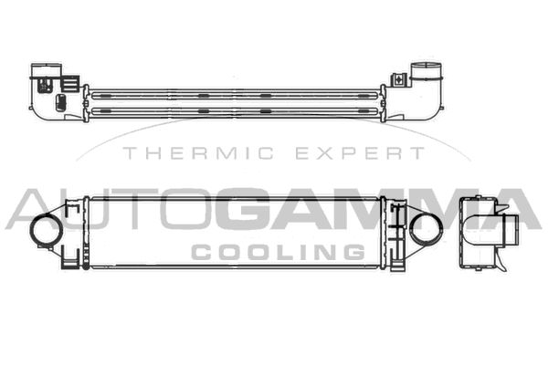 AUTOGAMMA Интеркулер 107105