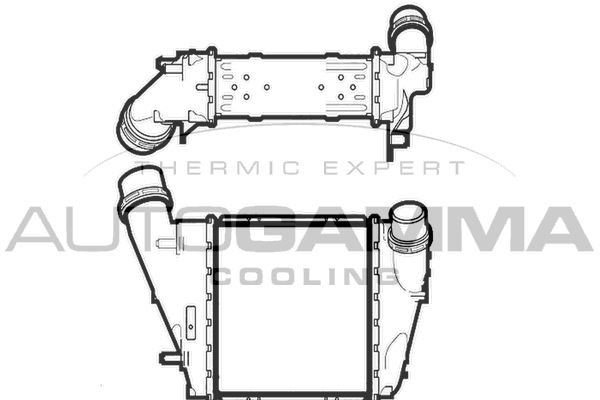 AUTOGAMMA Интеркулер 107460