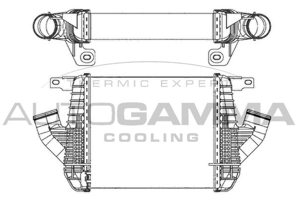 AUTOGAMMA Интеркулер 107511