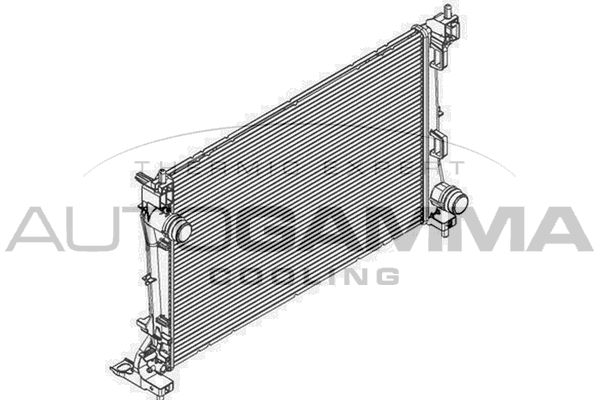 AUTOGAMMA radiatorius, variklio aušinimas 107541