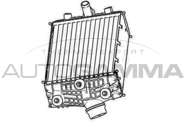 AUTOGAMMA Интеркулер 107551