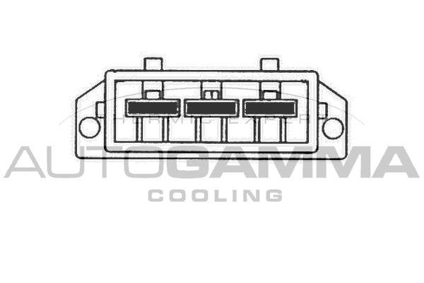 AUTOGAMMA Вентилятор, охлаждение двигателя GA200466