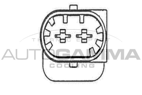 AUTOGAMMA Вентилятор, охлаждение двигателя GA201576