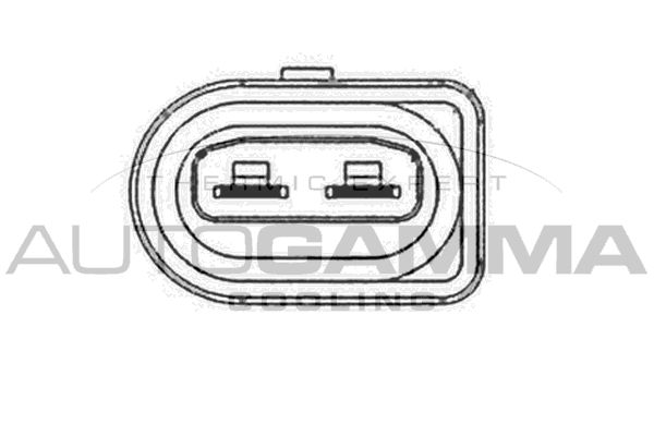 AUTOGAMMA Вентилятор, охлаждение двигателя GA221305