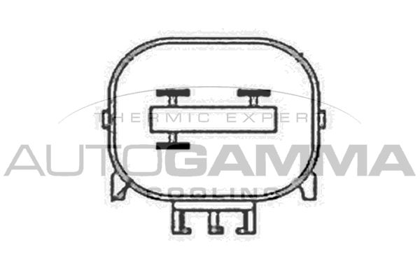 AUTOGAMMA Вентилятор, охлаждение двигателя GA223004