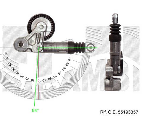 AUTOTEAM Натяжитель ремня, клиновой зубча A05340