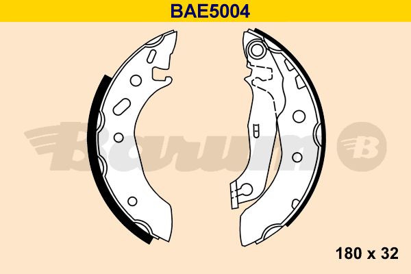 BARUM stabdžių trinkelių komplektas BAE5004