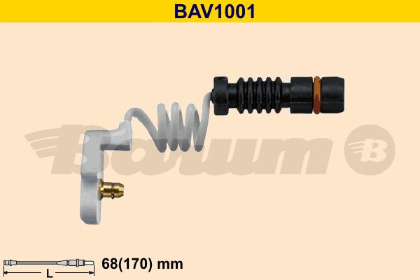 BARUM Сигнализатор, износ тормозных колодок BAV1001