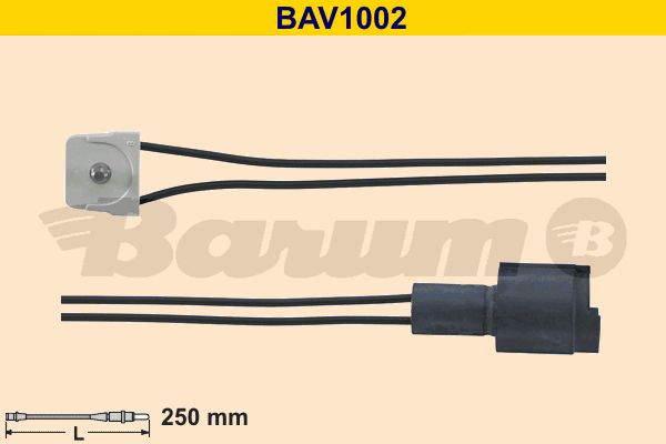 BARUM įspėjimo kontaktas, stabdžių trinkelių susidėvėjim BAV1002