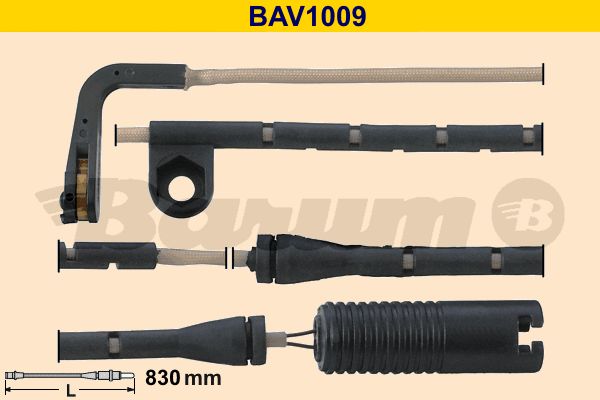 BARUM įspėjimo kontaktas, stabdžių trinkelių susidėvėjim BAV1009