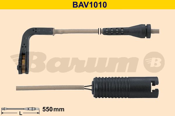 BARUM Сигнализатор, износ тормозных колодок BAV1010