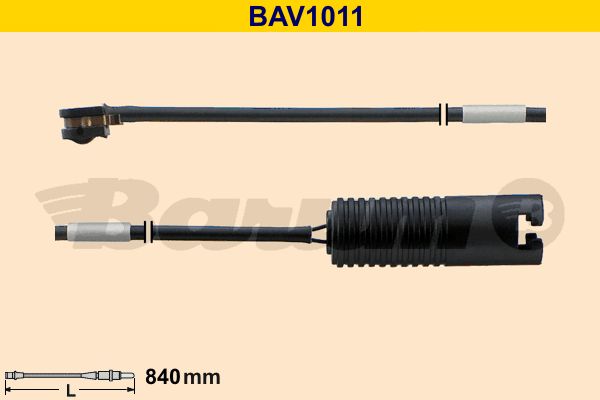 BARUM įspėjimo kontaktas, stabdžių trinkelių susidėvėjim BAV1011