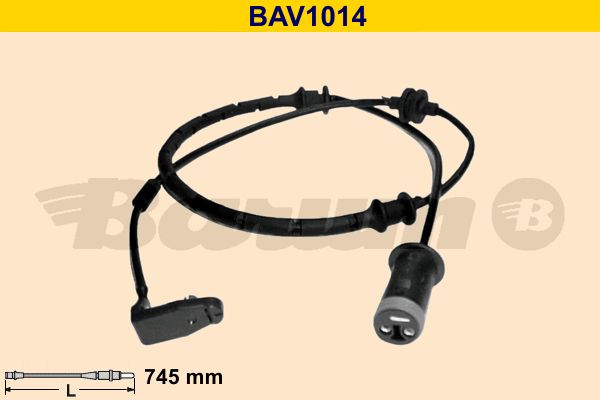 BARUM Сигнализатор, износ тормозных колодок BAV1014