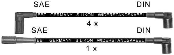 BBT Комплект проводов зажигания ZK1380