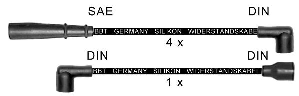 BBT Комплект проводов зажигания ZK1623