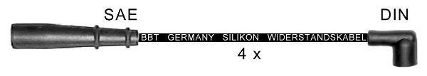 BBT Комплект проводов зажигания ZK1645