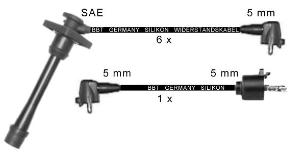 BBT uždegimo laido komplektas ZK1743