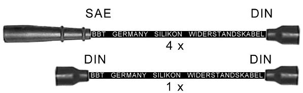 BBT uždegimo laido komplektas ZK1766