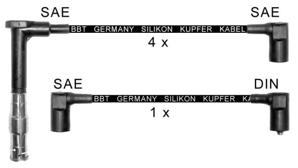 BBT Комплект проводов зажигания ZK413