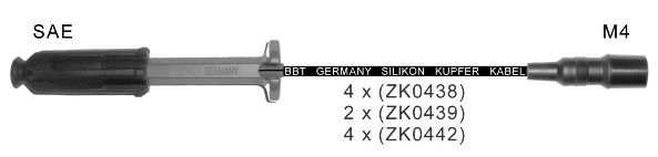 BBT Комплект проводов зажигания ZK442