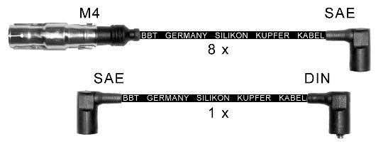 BBT Комплект проводов зажигания ZK453