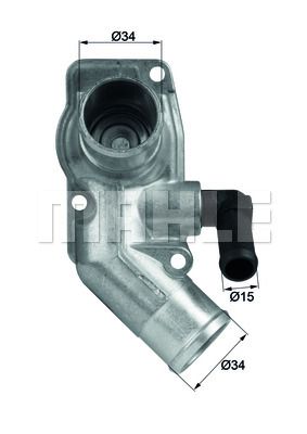 BEHR termostatas, aušinimo skystis TI 43 92D