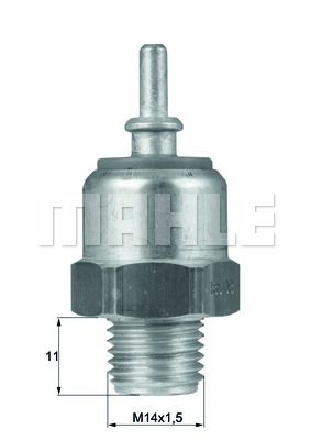 BEHR temperatūros jungiklis, radiatoriaus ventiliatoriu TSW 39