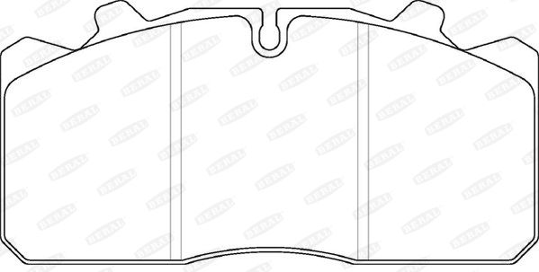 BERAL Комплект тормозных колодок, дисковый тормоз 2908826004045234