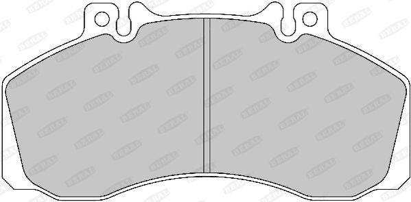 BERAL Комплект тормозных колодок, дисковый тормоз 2983521704040274