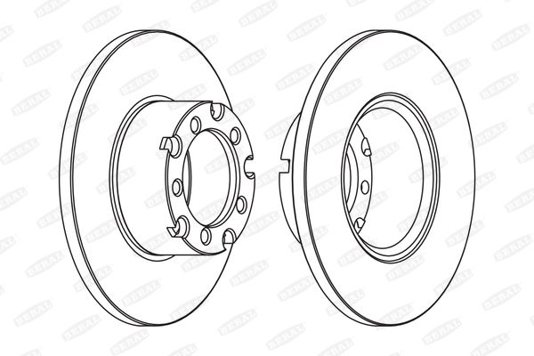 BERAL Тормозной диск BCR116A