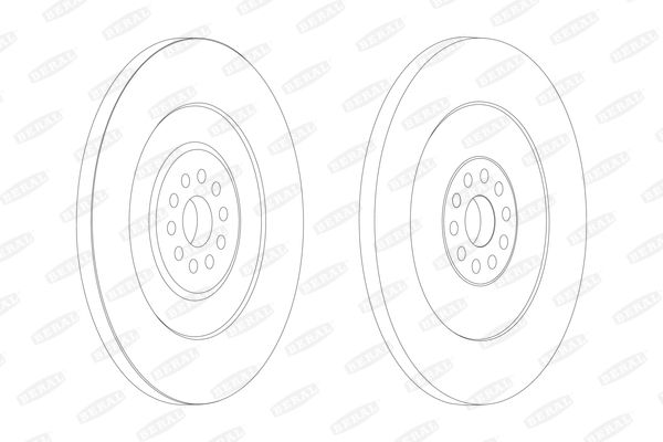 BERAL Тормозной диск BCR156A