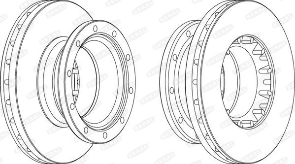 BERAL stabdžių diskas BCR197A