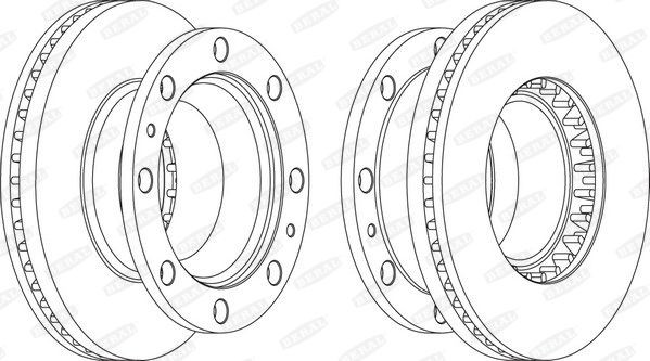 BERAL Тормозной диск BCR248A