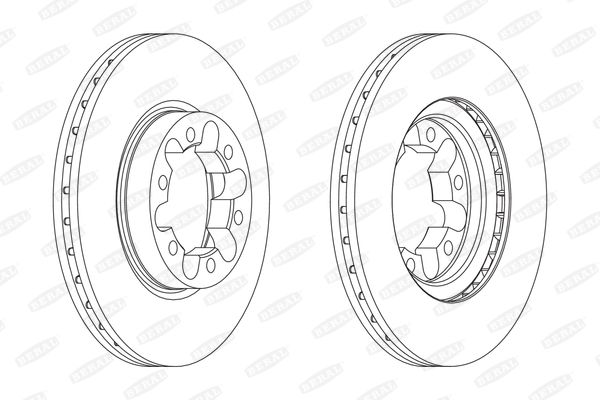 BERAL Тормозной диск BCR303A