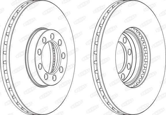 BERAL Тормозной диск BCR329A