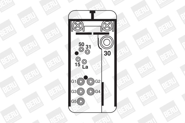 BERU Реле, система накаливания GR049