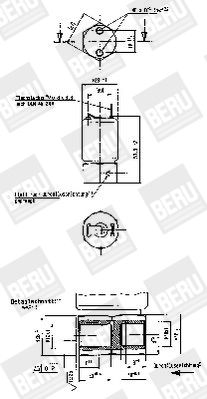 BERU Клапан, факельное устройство облегчения пуска MV116