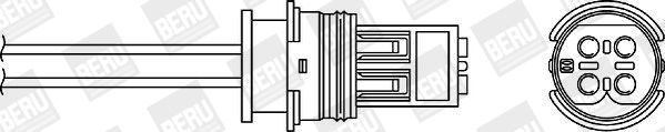 BERU lambda jutiklis OPH036