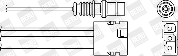 BERU lambda jutiklis OZH016